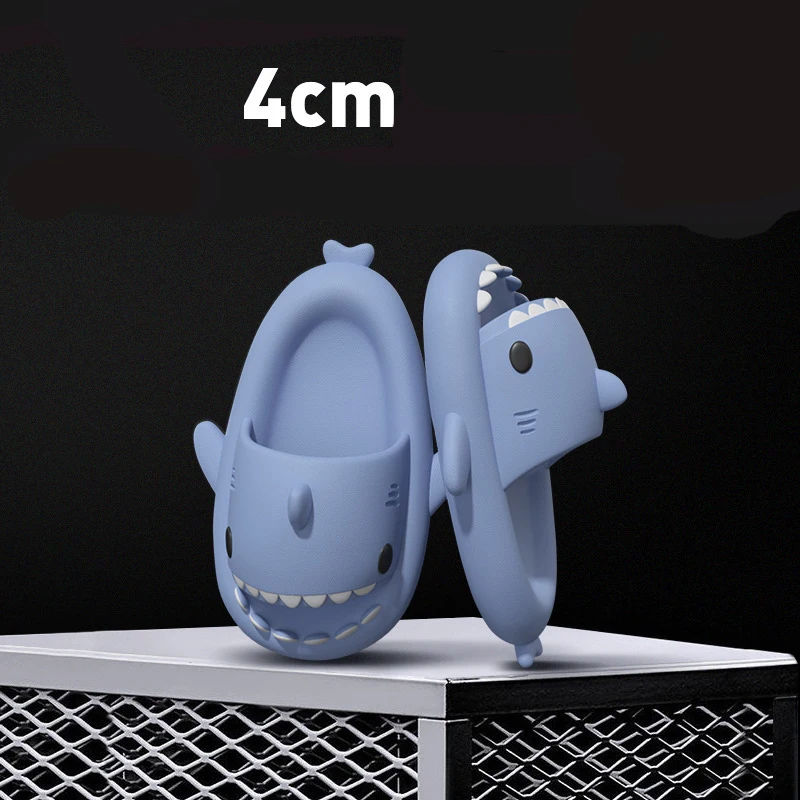 Color: black, Shoe Size: 36.5 - Shark Slides Women Slippers Men Flip Flops Home Couple Kids Bathroom Flat Shoes Outdoor Beach Funny Sandals Men Slippers