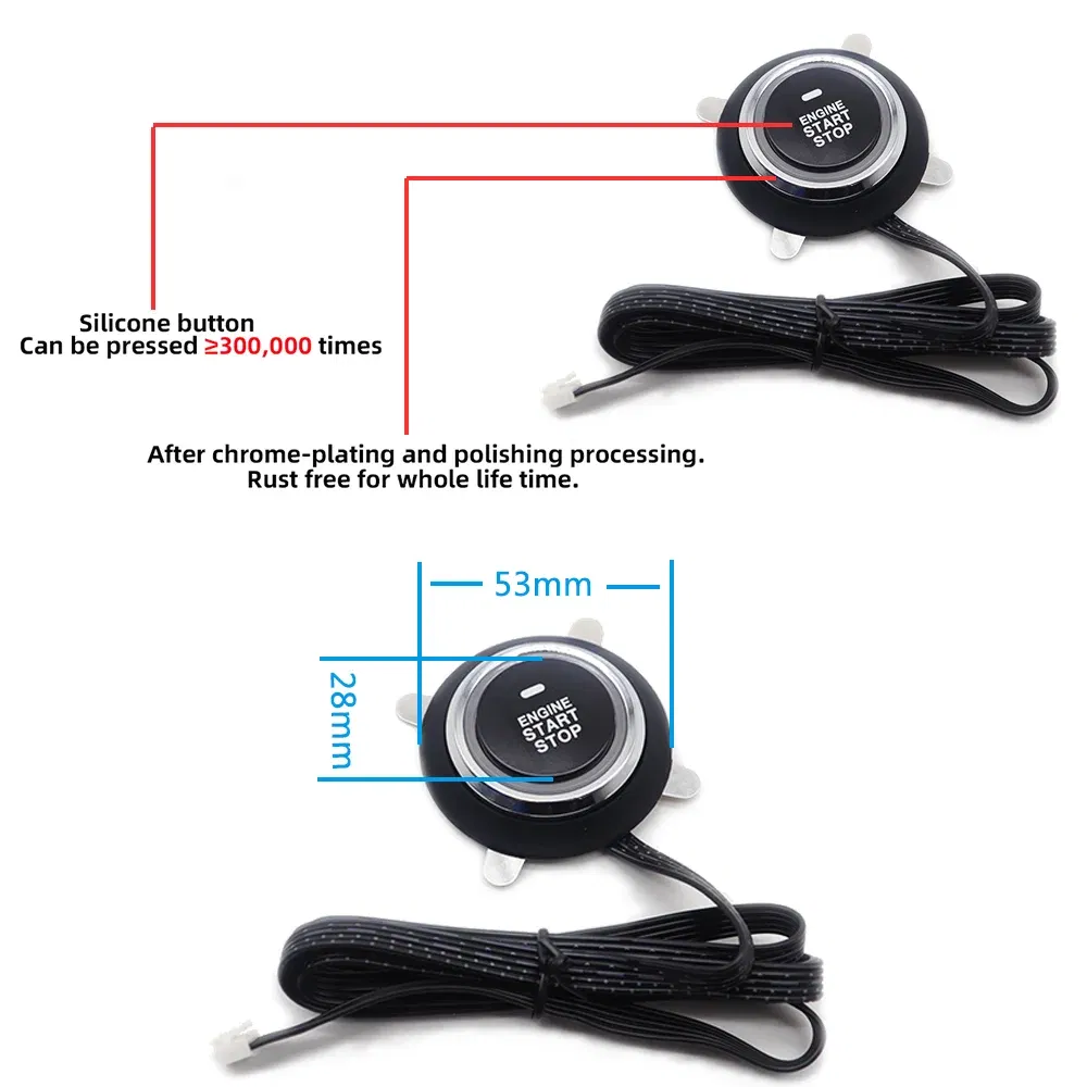 Color: PURPLE - Car Intelligent Security Protection Universal Auto Start Stop System Remote Control Engine Ignition Kit Keyless Entry Autostart
