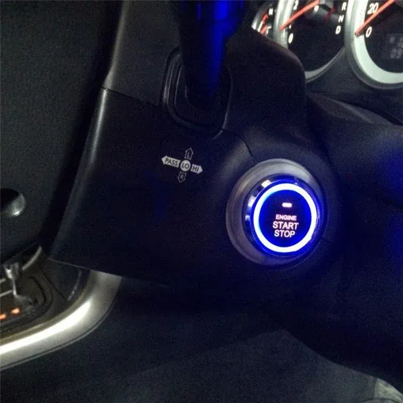 Color: PURPLE - Car Intelligent Security Protection Universal Auto Start Stop System Remote Control Engine Ignition Kit Keyless Entry Autostart