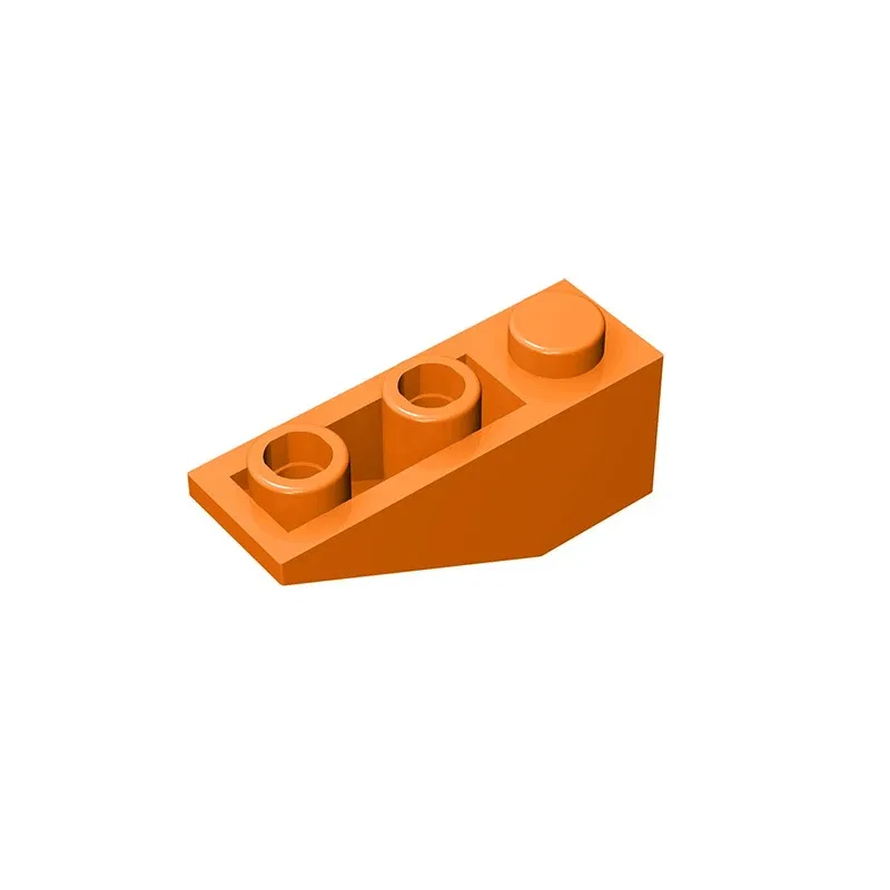 Color: Burgundy - Gobricks GDS-596 Slope, Inverted 33 3 x 1 compatiblewith lego 4287 pieces of children's toys Assembles Building Blocks Technical