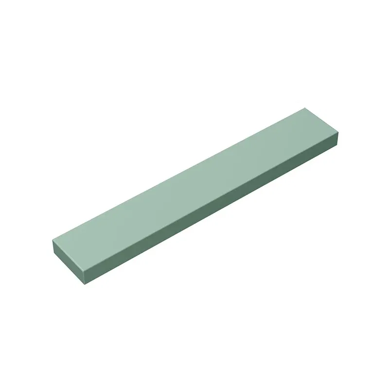 Color: Bright Green - Gobricks GDS-564 Tile 1 x 6 compatible with lego 6636 pieces of children's toys Building Blocks Technical