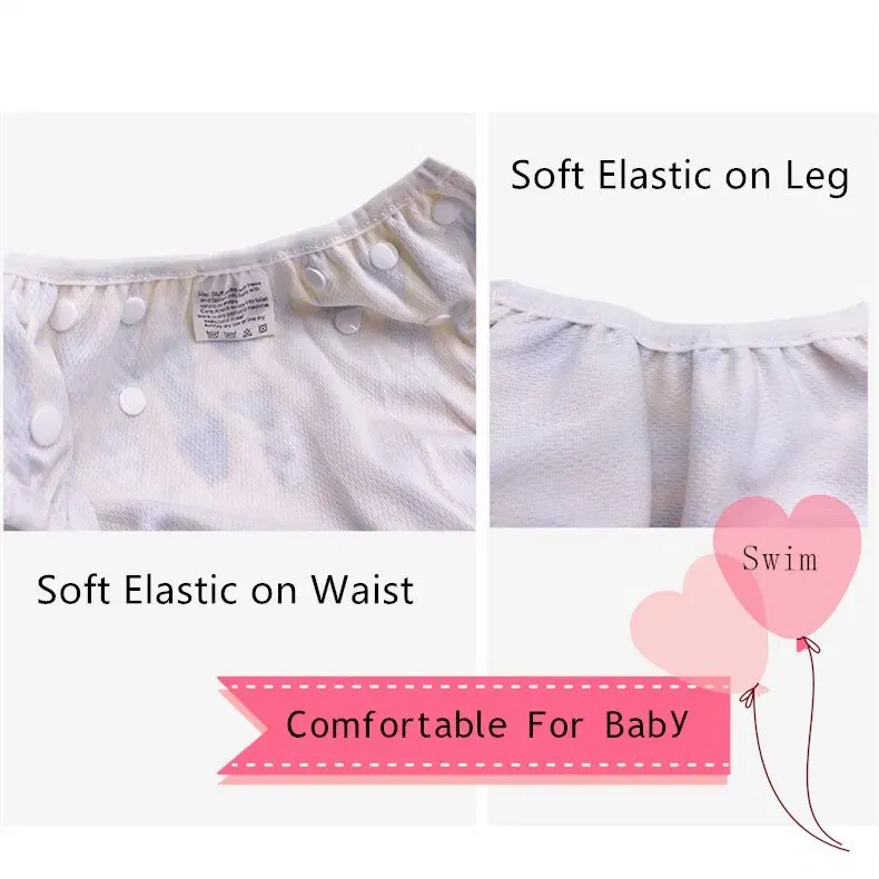 Size: M, Color: Black - 1pc Baby Swim Diapers Reuseable Washable Adjustable for Swimming Lesson Baby Shower Gifts Large Size Baby Boy Girl Swim Nappy