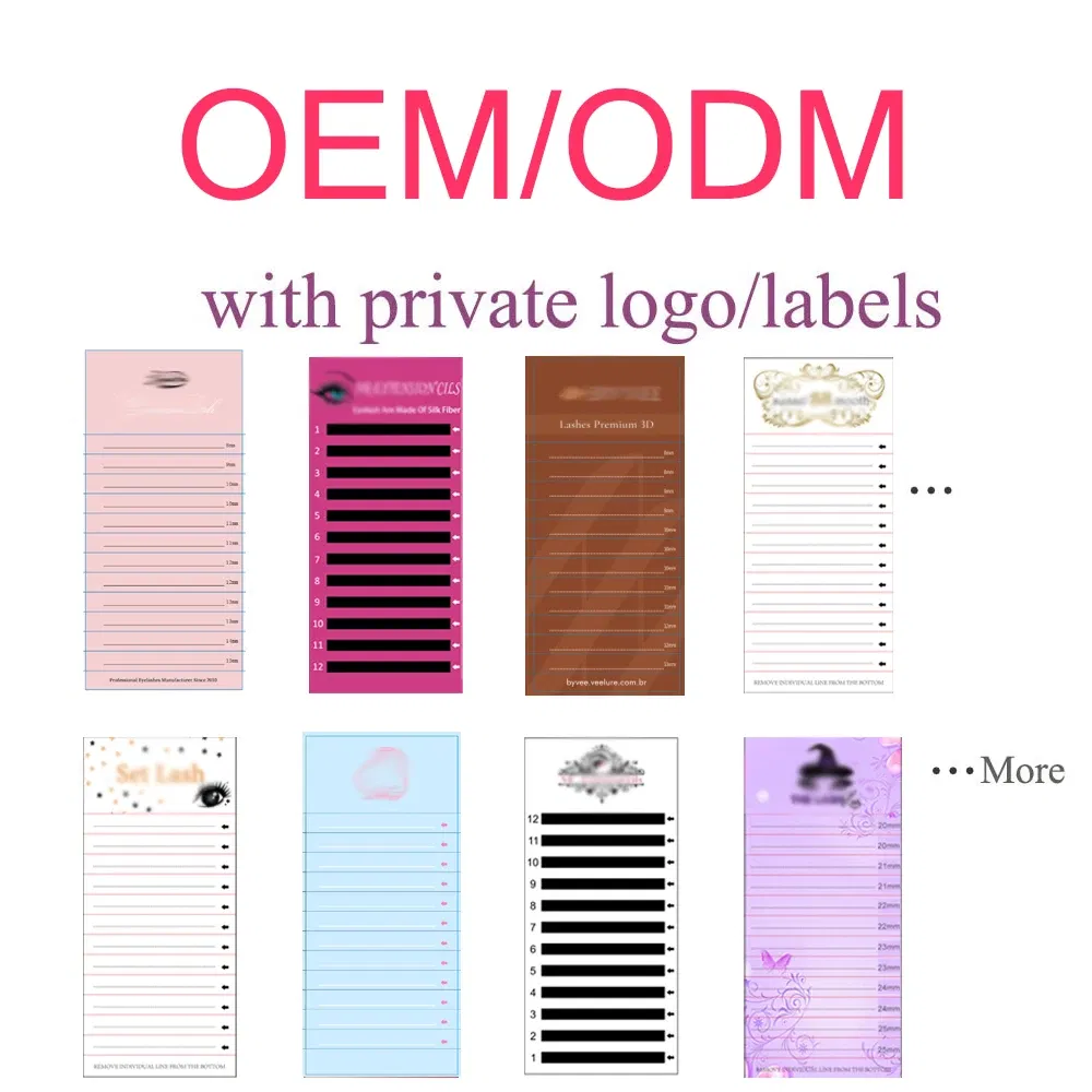 Private Logo YY Lashes Classical Individual Lash Extensions OEM&ODM Free Design Your Own LOGO Wholesale