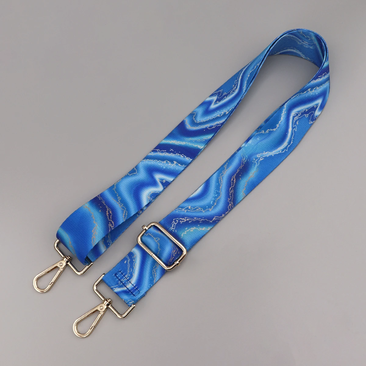 Color: Chocolate - Marbling Adjustable Strap Crossbody Shoulder Wide Bag Strap Bag DIY Women Shoulder Bag Handles Strap Adjustable Hanger Parts
