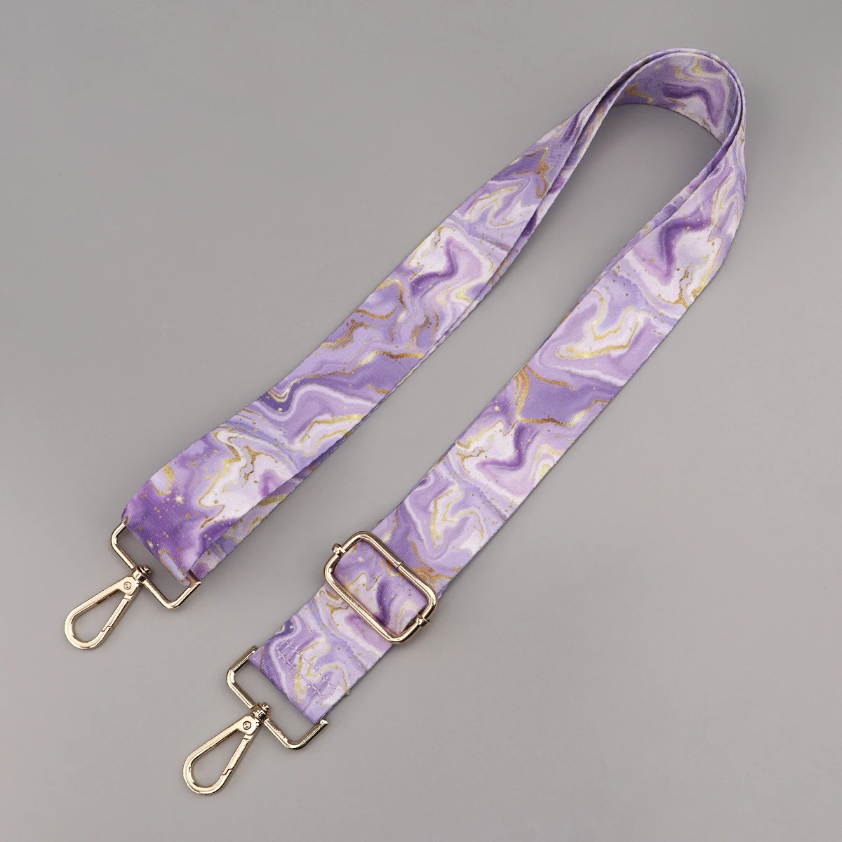 Color: Chocolate - Marbling Adjustable Strap Crossbody Shoulder Wide Bag Strap Bag DIY Women Shoulder Bag Handles Strap Adjustable Hanger Parts