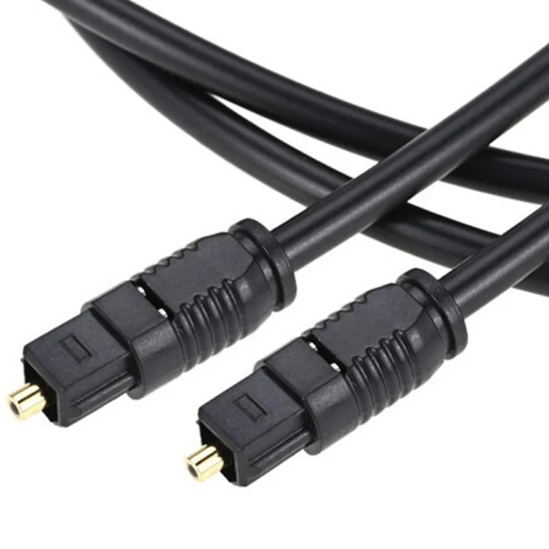 Length: 15m - Digital Fiber Optical Optic Audio Cable SPDIF MD DVD TosLink Gold Plated Lead Cord Connect to DVD CD 1/2/3/5/8/10/15/20/30m