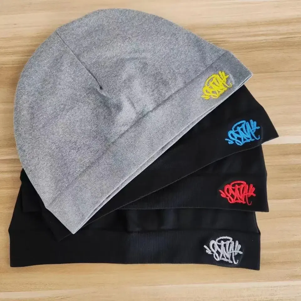 Color: grape purple, Size: XS - SynaWorld Skull Beanie 2024 New Knitting Syna Beanie Hat Men Women Paragraph Quality Cap Y2k Warm Beanies Syna Running Cap