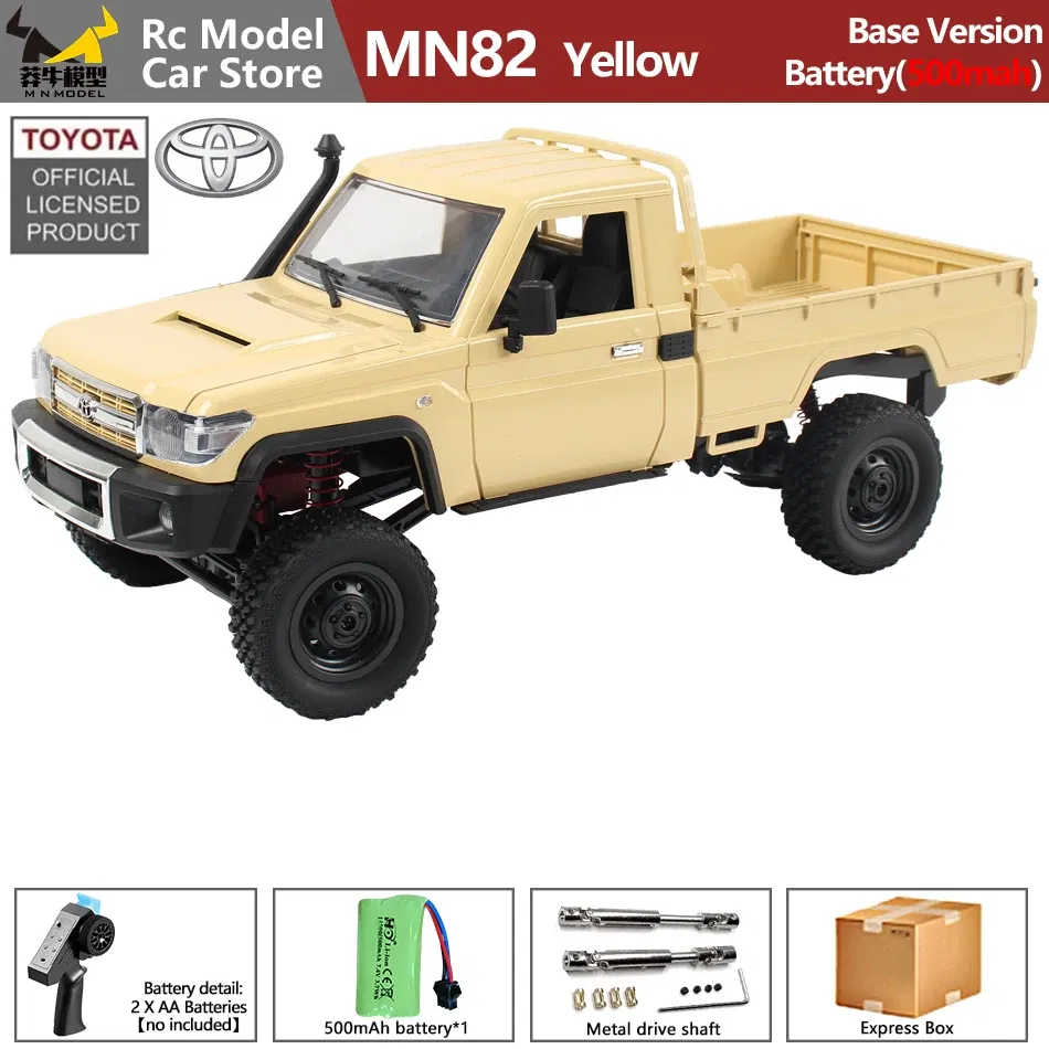 Color: Multicolor - MN MODEL 1/12 4X4 Remote Control Diving Off-road Car Retro LC79 Truck Climbing All Terrain Vehicle Rock Crawler Toy for Adult