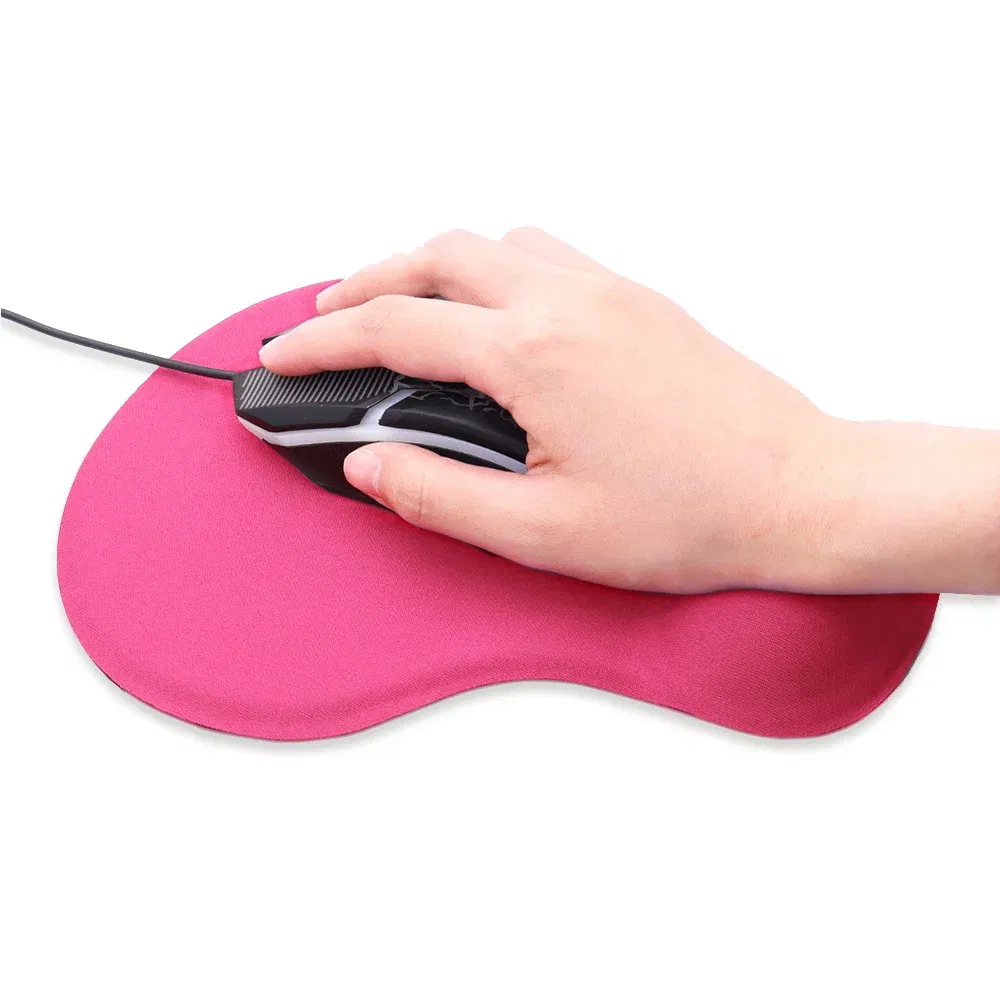 Color: Pearl white - Mouse Pad Gaming MousePad Premium Mousepad Speed and Control Desk Pad Pink Mouse Mat High-Grade Desk Mat Gold Letter Series