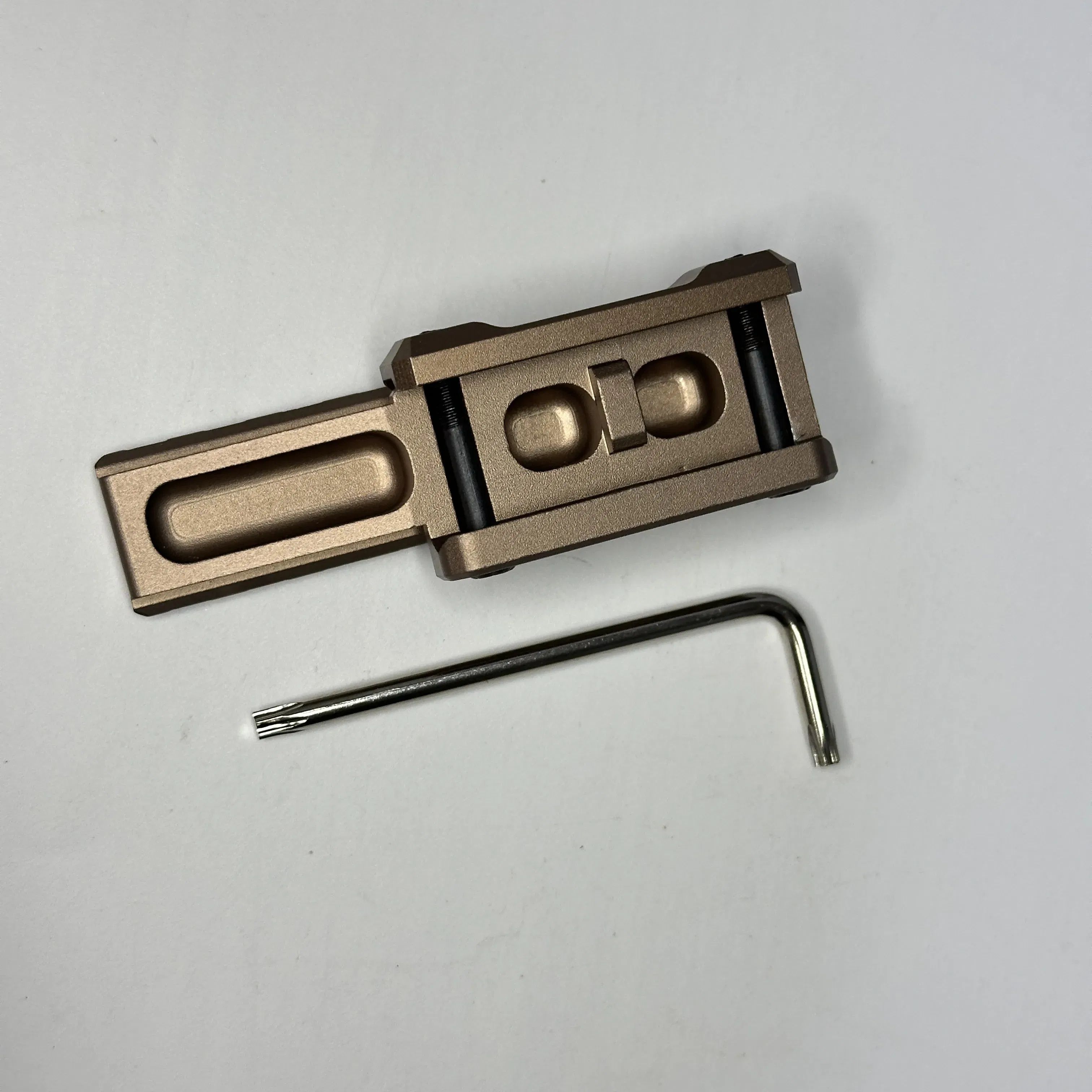 Color: Blue - Airsoft PTS CNC UN Machined 6000 Series Aluminium UNT1 T2 Tactical Fast Micro Riser 556/558/EXPS3-0