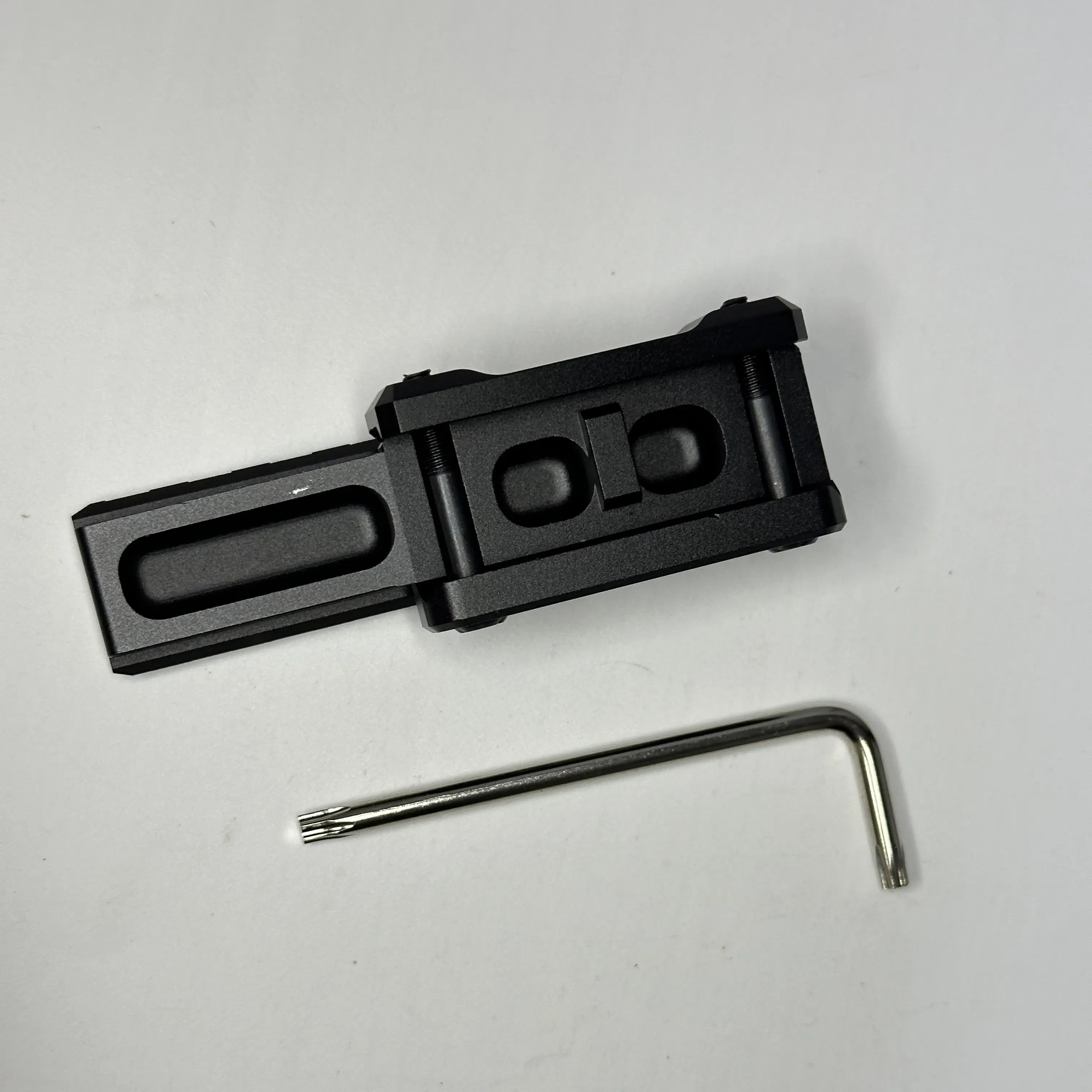Color: Blue - Airsoft PTS CNC UN Machined 6000 Series Aluminium UNT1 T2 Tactical Fast Micro Riser 556/558/EXPS3-0