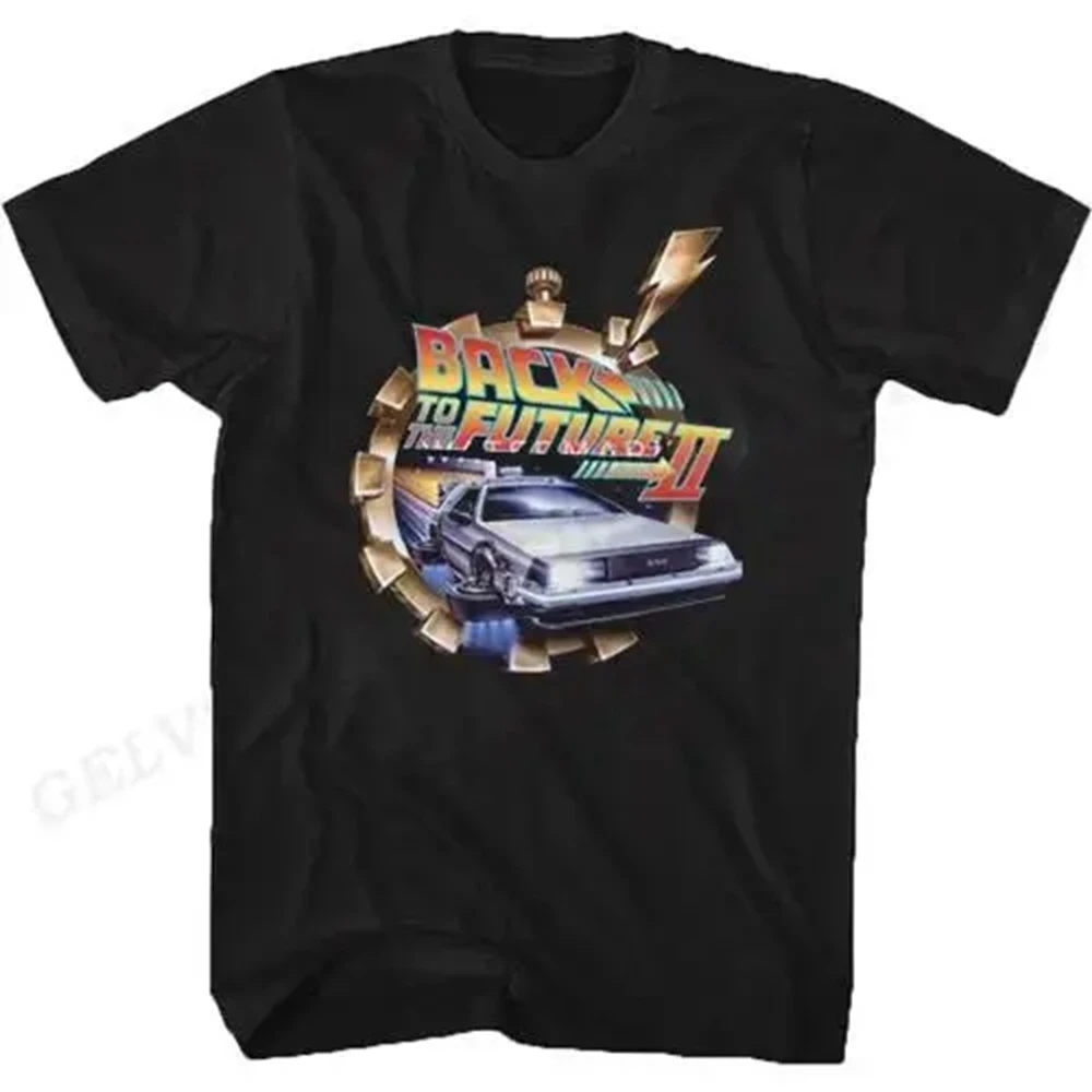 Color: army green, Size: XXXL - Back To The Future T Shirt Graphic Print Men Women Fashion Hip Hop Streetwear Short Sleeve Plus Size T Shirt Unisex 62473