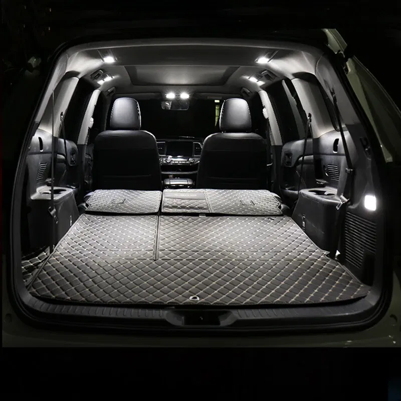 Color Name: black - 6pcs Car LED Bulbs Interior Dome Light For Jeep Grand Cherokee WK2 2011 2012 2013 2014 2015 2016 2017 2018 2019 2020 Accessories