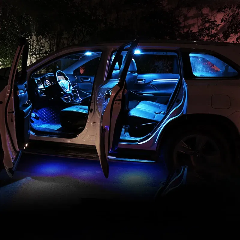 Color Name: black - 6pcs Car LED Bulbs Interior Dome Light For Jeep Grand Cherokee WK2 2011 2012 2013 2014 2015 2016 2017 2018 2019 2020 Accessories