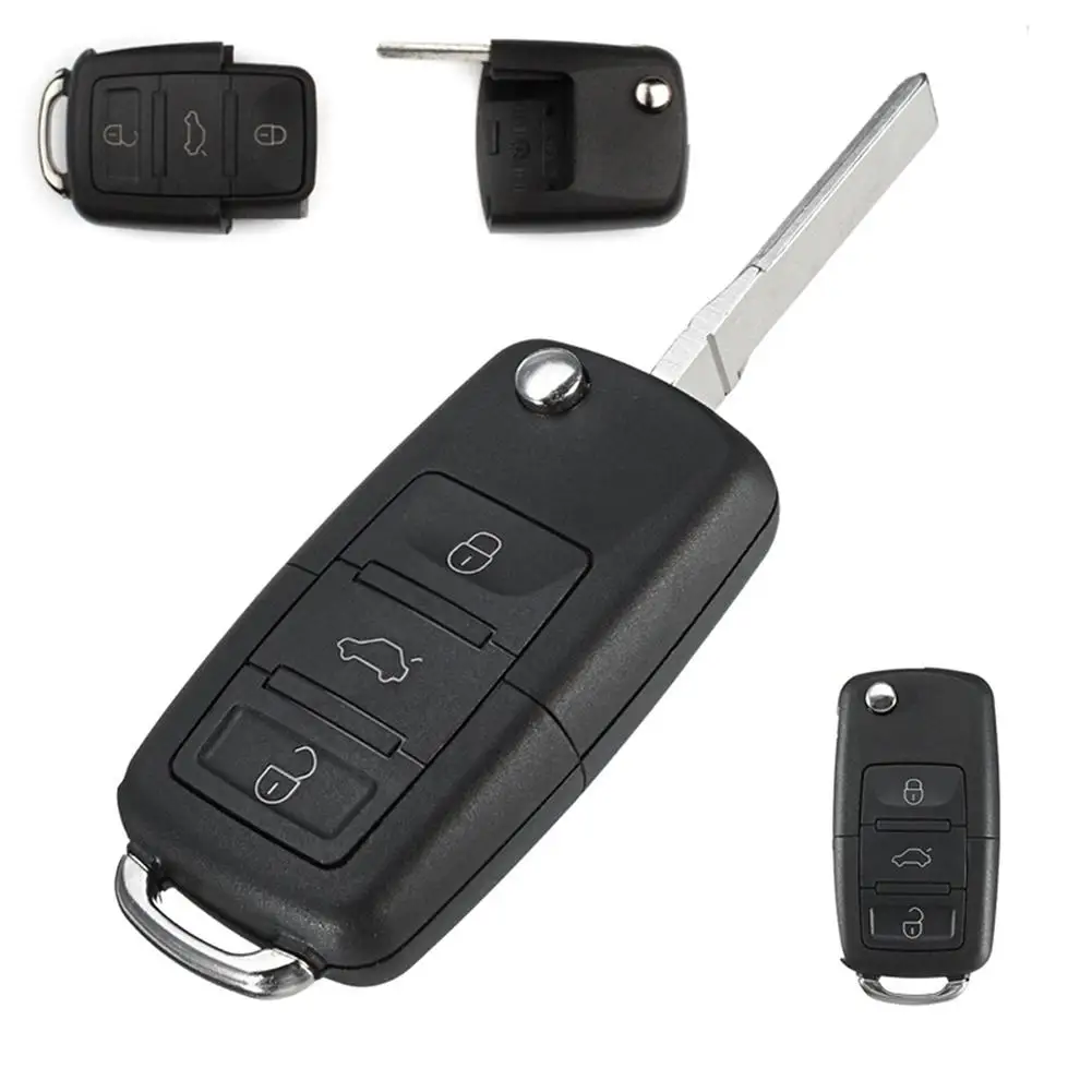 Color: Black - Fake Car Key Safe Hidden Secret Compartment Stash Box Discreet Decoy Car Key Fob to Hide and Store Money