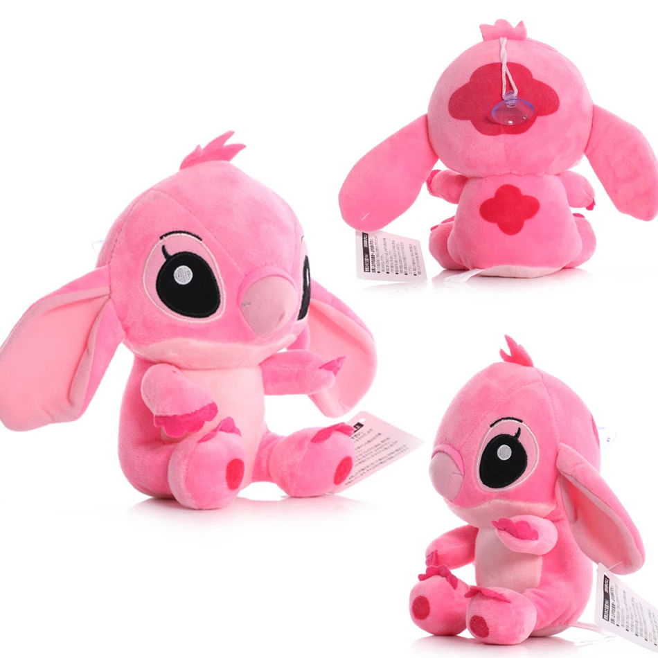 Color: DEEP BLUE - 12cm 20cm 25cm Stitch Stuffed Plush Models Cartoon Stuffed Plush Dolls Anime Plush Baby Toys Kawaii Kids Birthday Gift