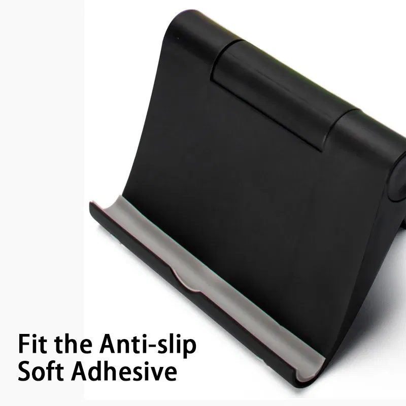 Color: Black - Mobile Phone Holder Flexible Adjustable Cell Phone Clip Holder Home Bed Desktop Mount Bracket Smartphone Stand for IPhone Xiaomi