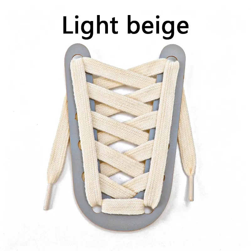 Color: Ivory, Ships From: CHINA, Length: 80cm - 1 Pair Flat Shoelaces for Sneakers Rugged Wear-resistant Classic Canvas Sports Shoe Laces Women Men Shoelace Solid Double Cotton