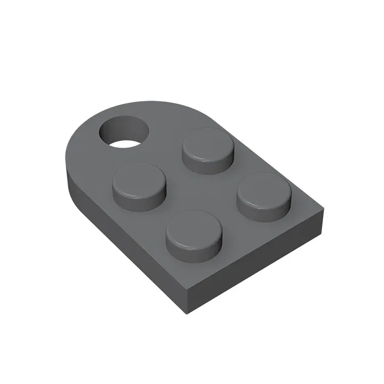 Color: PURPLE - Gobricks 1pcs Moc Bricks Plate Special Parts 3x2 with Hole Compatible with 3176 Assemble Building Block Kids Toys DIY Gift Adult