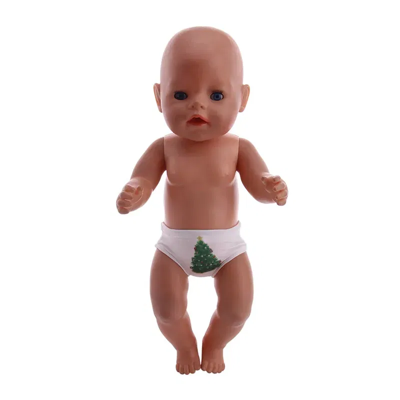 Color: Blue - Doll Panties 24 Pattern Panties For 18 Inch American&43Cm Baby New Born Doll Our Generation , For Baby Birthday Festival Gift