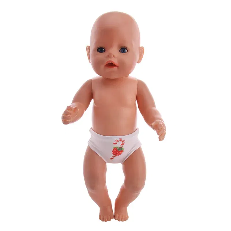 Color: Blue - Doll Panties 24 Pattern Panties For 18 Inch American&43Cm Baby New Born Doll Our Generation , For Baby Birthday Festival Gift