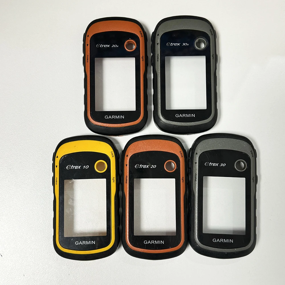 Color: Blue - For GARMIN Etrex 10 20 20X 30 30X 22X 32X Front Frame and Glass Screen Panel Housing Cover Case Handheld GPS Part Replacement