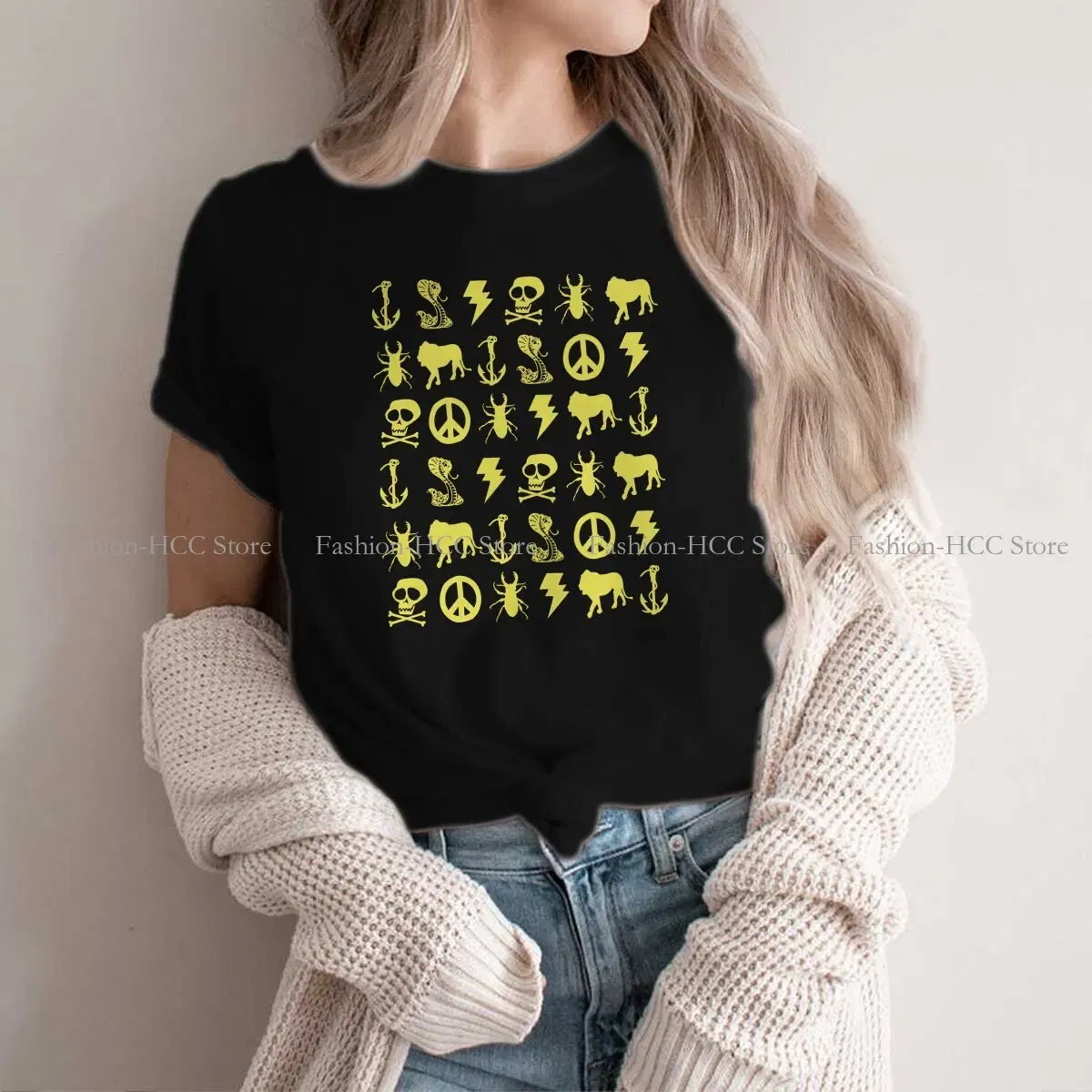 Color: black, Size: S - Breaking Bad TShirts Jesse Pinkman Yellow Icons Personalize Men's T Shirt New Trend Clothing