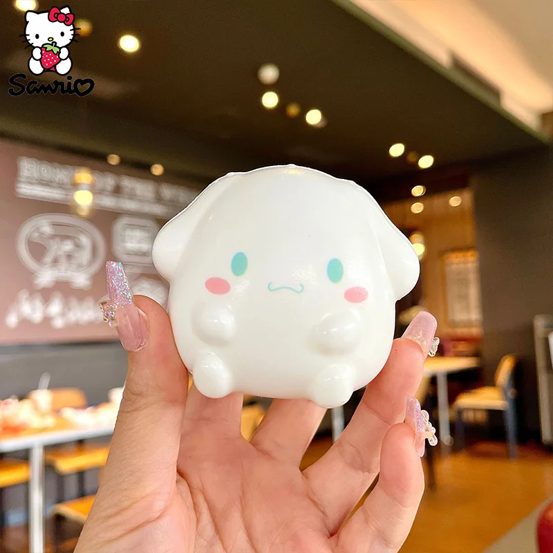 Color: Red - Anime Cinnamoroll Kawaii Sanrio Kuromi Melody Decompression Stress Relief Squishy Hello Kitty Kid Hand Pinch Toy Healing Gift
