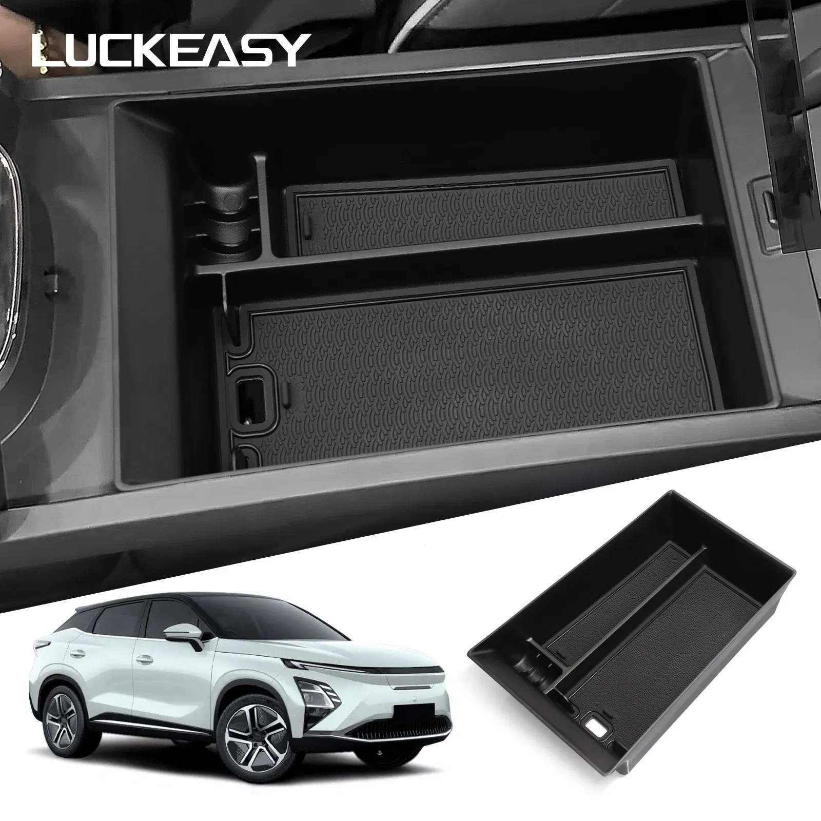 for Chery OMODA C5 EV 2024-2025 Car Armrest Storage Box Organizer Case Auto Interior Accessories Center Console Storage Tray