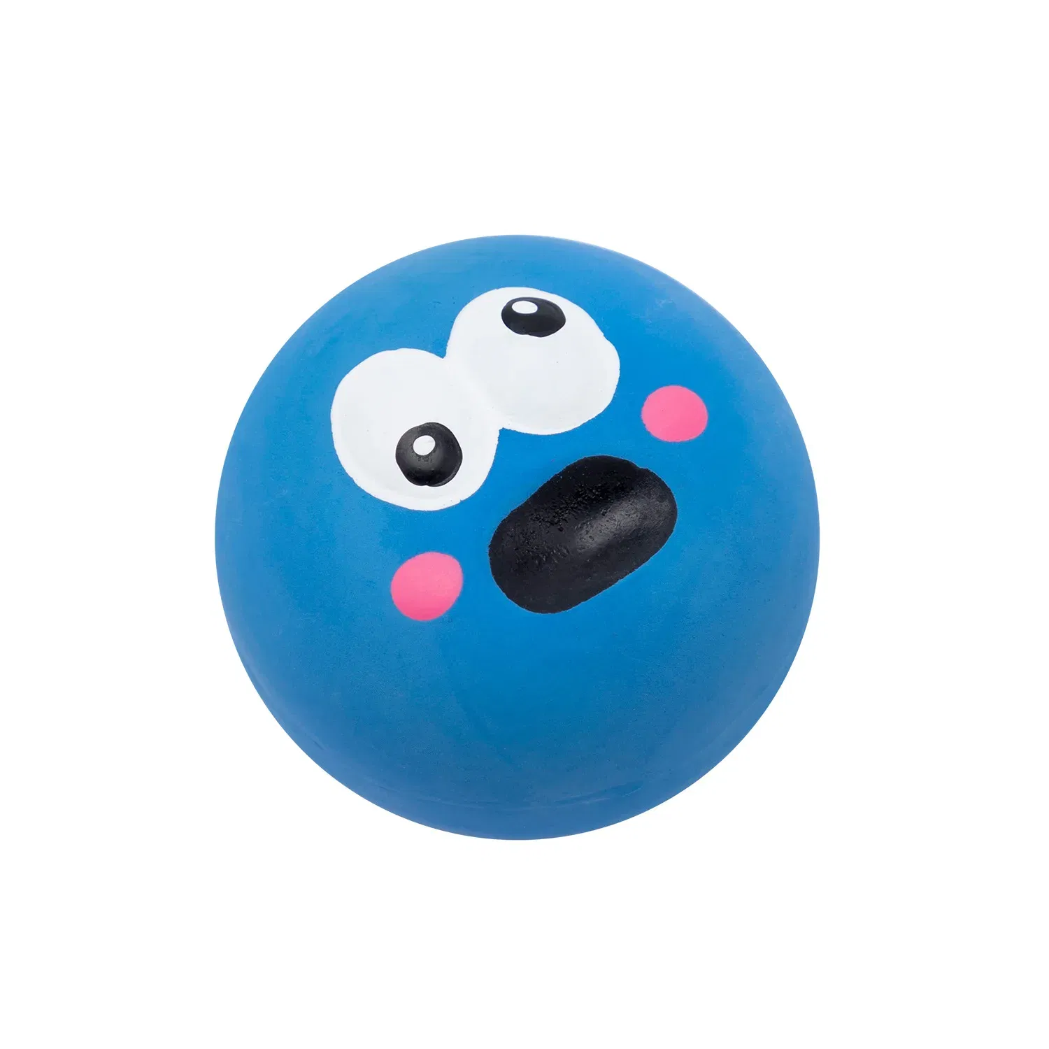 Color: Blue - Pet Dog Toy Puppy Cat Sounding Toy Squeaky Dog Toys Pets Internective Toy Big Eyes Bouncy Dog Balls Toy Ball Pet Chew Balls Toy