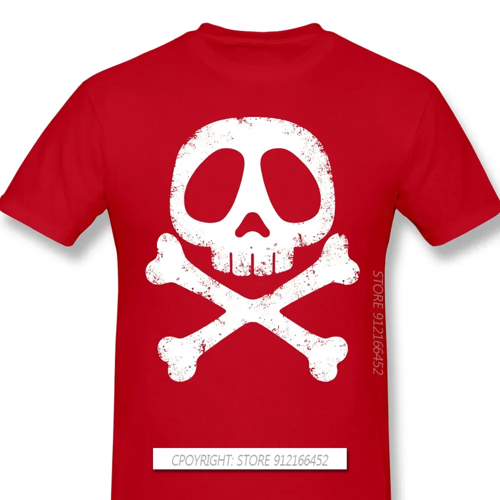Color: Red, Size: XXL - Cool Black TShirt Space Pirate Captain Harlock Arcadia Kei Yuki Anime Homme T-Shirts Tee Pure Cotton Oversize Short Sleeve
