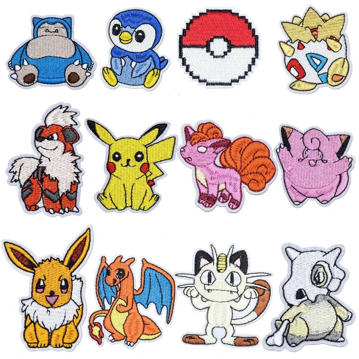 Color: Antique Copper - Kawaii Animals Patch Anime Game Embroidered Patches For Clothing DIY Iron on Patches For Clothes Cartoon Patch Stickers