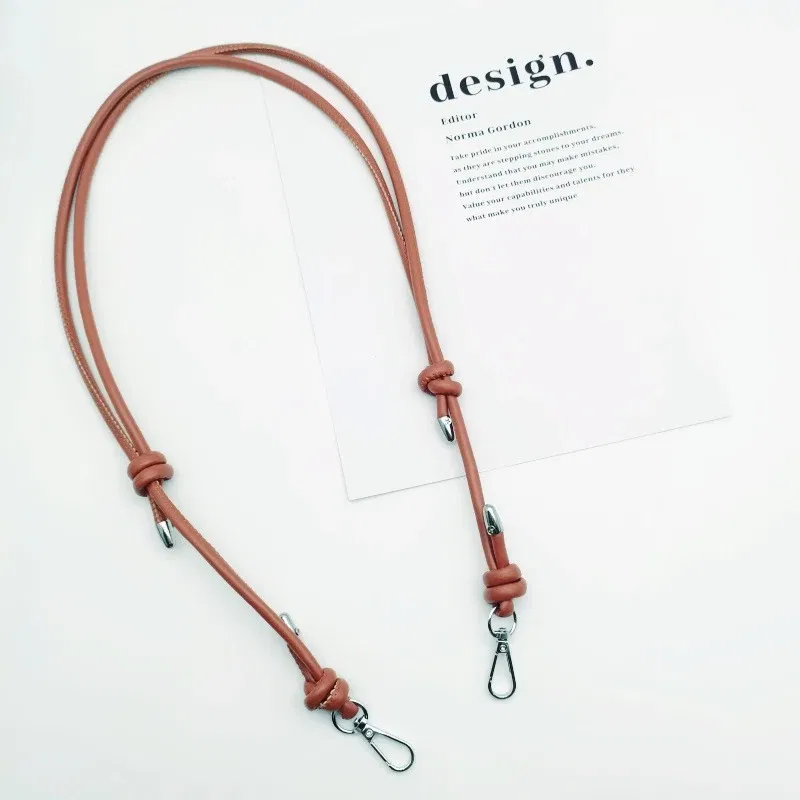 Color: Blue - Long Leather Shoulder Strap Crossbody Bag Adjustable Replacement Belt Handbag Strap Accessories DIY Bag Belt For Handbags