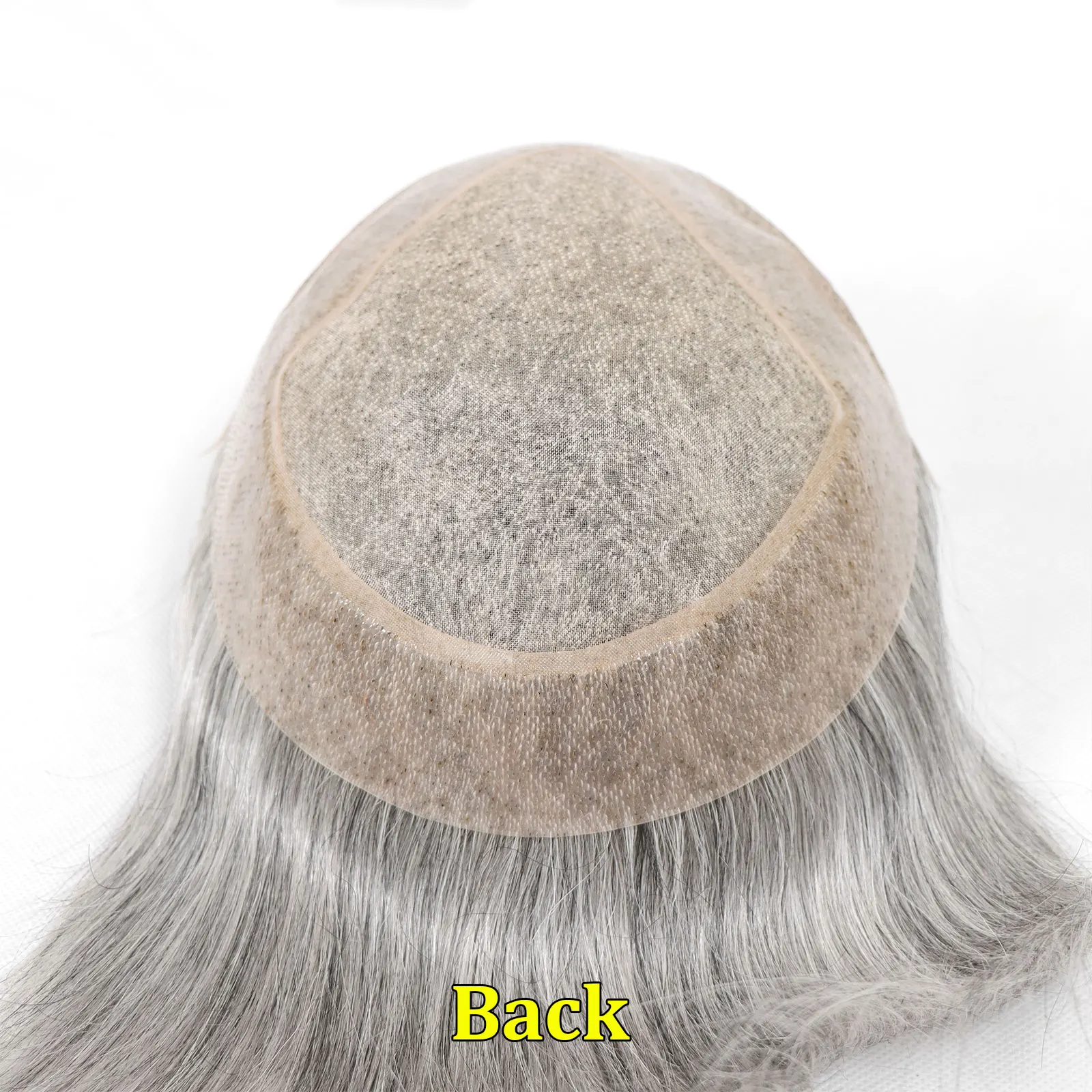 Toupee Color: 20#, Toupee Density: 120%, Length: 6 inches, Toupee Size: 8x10 - #1B80 Grey Breathable Lace Front Male Wig Human Hair Piece Natural Hairline Lace&Mono&PU Men Toupee Men's Replacement Prosthesis