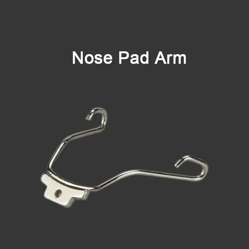 Color: Blue - 1pair Silicone U Shape Nose Pad Arm Eyeglasses Anti Slip Accesssory