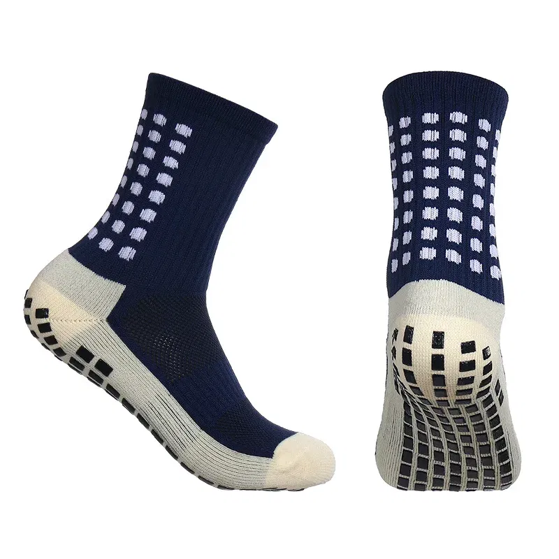 Color: MULTI - Anti-Slip Football Socks Men Women Sports Socks Breathable Silicone Bottom Soccer Outdoor Sport Running Cycling Grip Socks