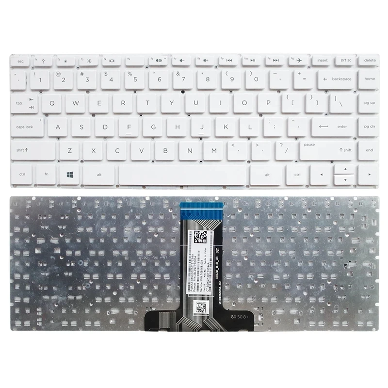 Color: PURPLE - US/RU/SP Laptop Keyboard For HP 14-BA 14-BD 14-BF 14-BS 14-BP 14-BK 14-BW 14-CB 14-CF 14-DK 14-DP 14S-CR 14S-CF 14S-DP 14M-BA