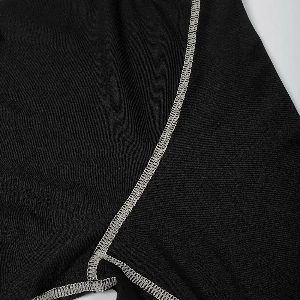Color: Beige, Size: L - Men's Quick Dry Running T-shirt Workout Compression Shirt Turtleneck Long Sleeve Rash Guard Gym Base Layer Athletic Undershirt