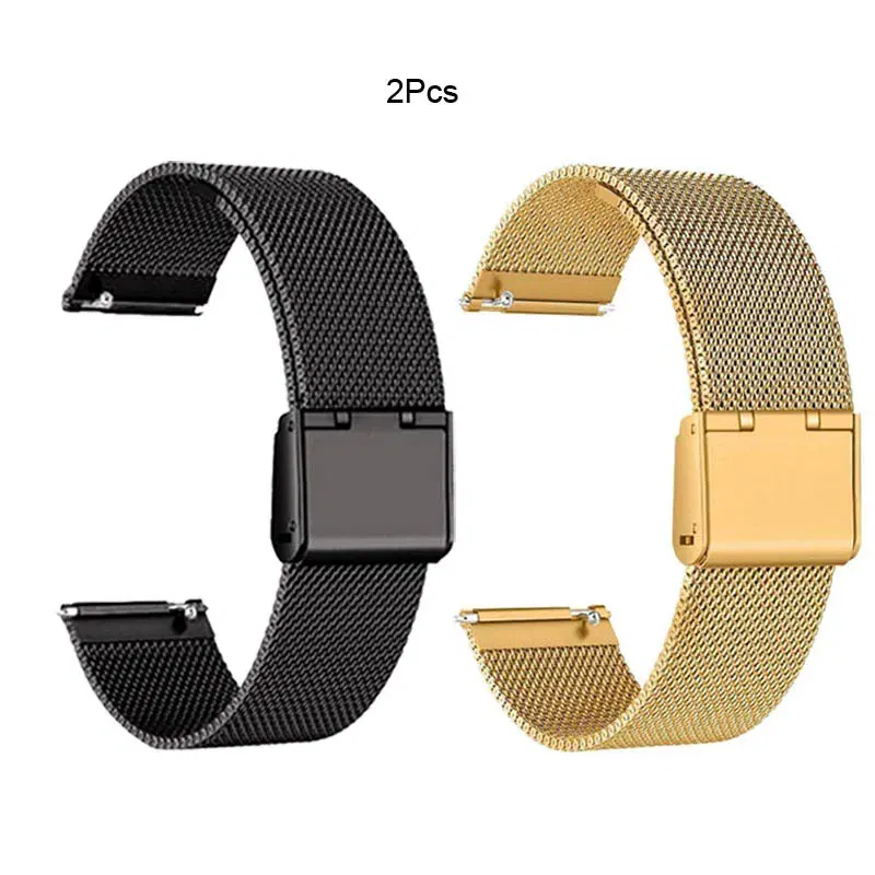 Color: Yellow, Size: XXXXXL - Bracelet For Huawei Watch GT 3 Pro 43mm 46mm Stainless Steel Watchband Huawei Watch GT 4 46MM Milanese Metal Bracelet