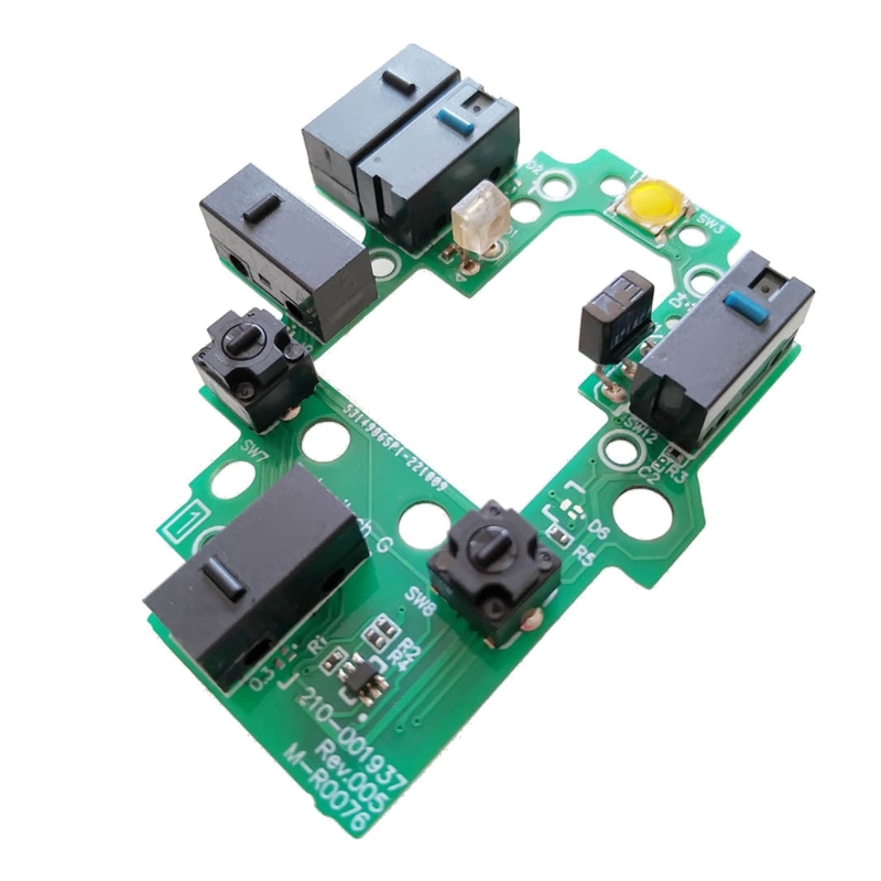 Color: BROWN - for Logitech G502 Lightspeed Wireless Mouse Repair Parts 8.0 Mouse Upper Motherboard Micro Button Key Board 594A
