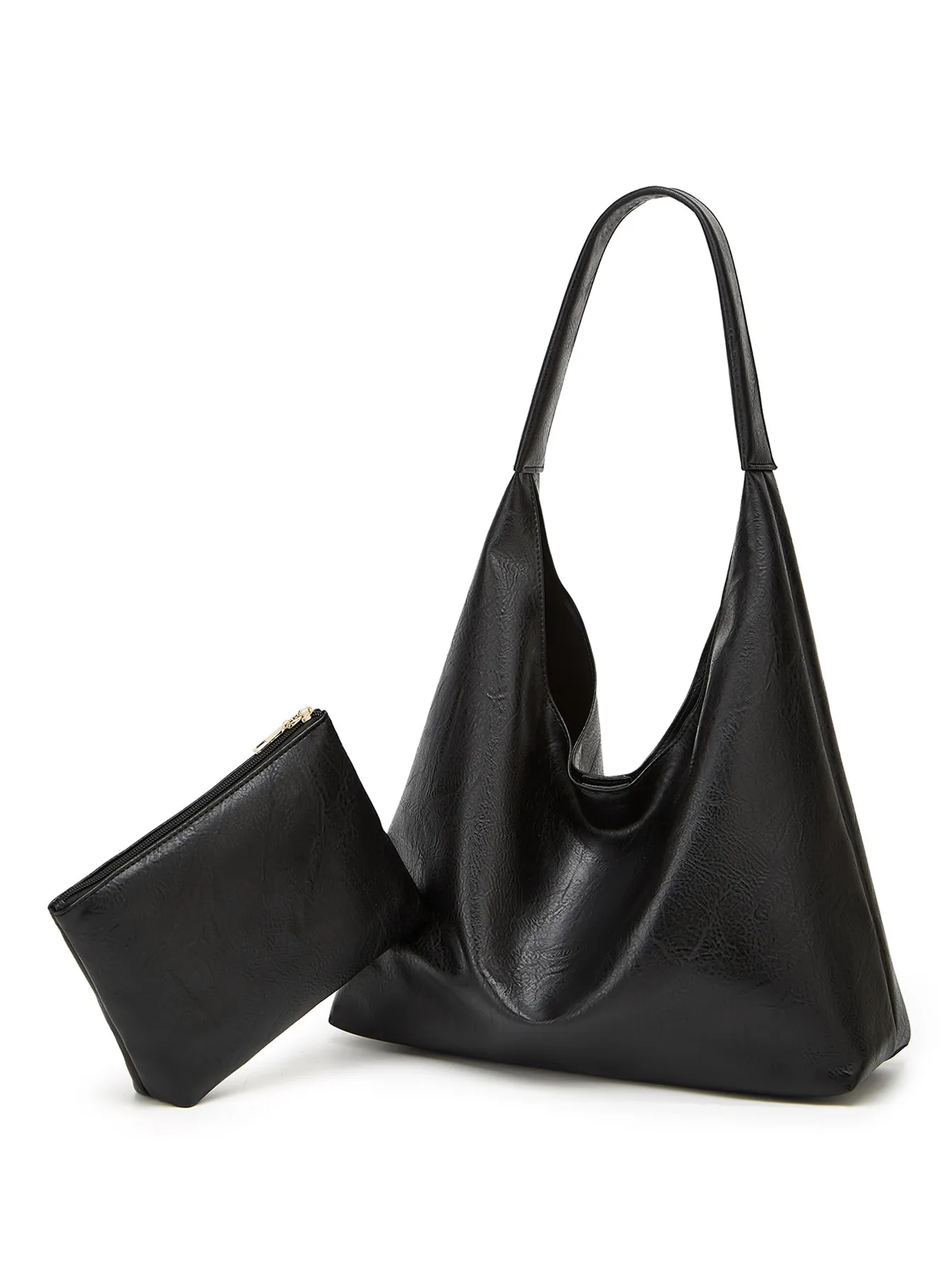 Color: Hot Pink, Size: L - New Tote bag 100 hand bill of lading shoulder women's bag retro simple large bag Tote bag