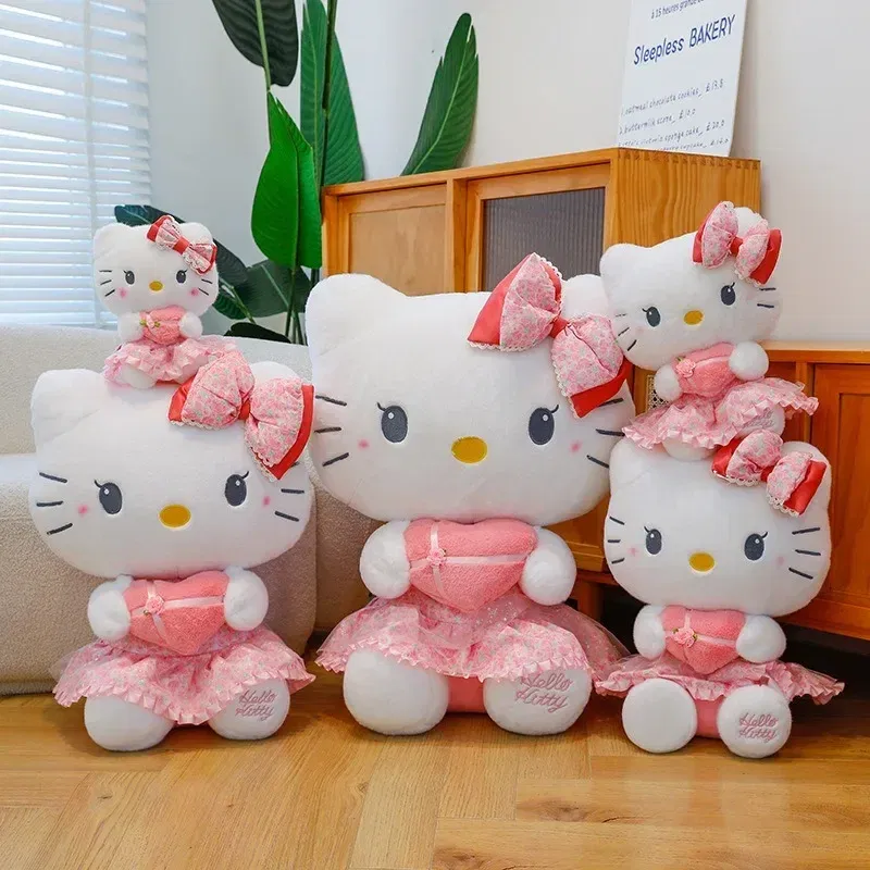Color: RosyBrown - Sanrio Kuromi Plush Toy30cm Cinnamoroll Melody Stuffed Doll Comfortable And Soft Plush Toy Valentine's Day Child Birthday Gift