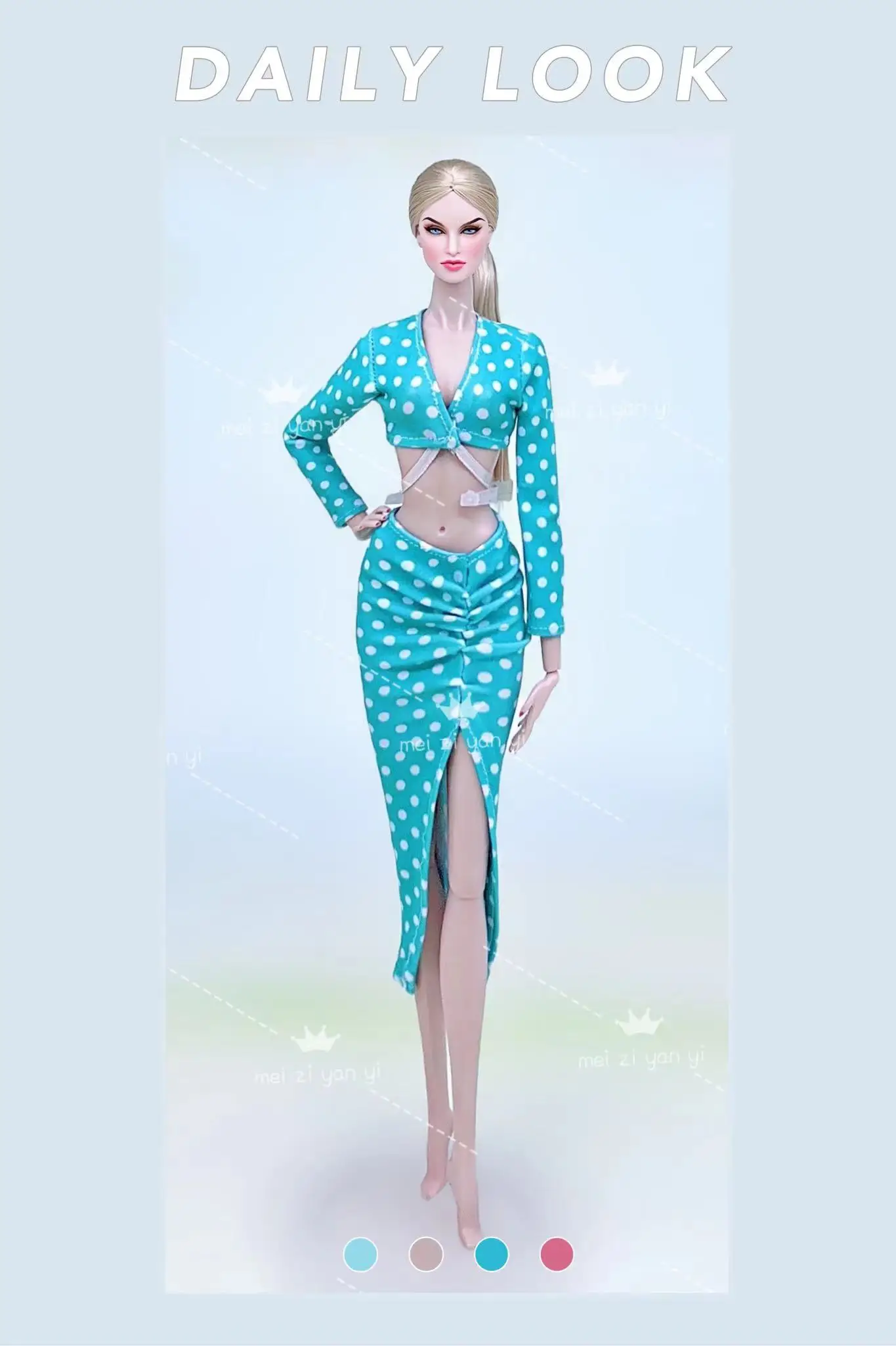 Color: green - Dress for barbie accessories clothing clothes fashionistas Princes cosplay costume for barbie clothes set girls birthday toys