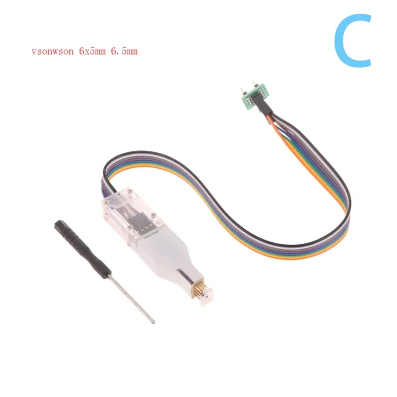 Color: WHITE - Sop8/w-son Chip Download Burn Write Probe Spring Needle Flash Chip Burner Cable