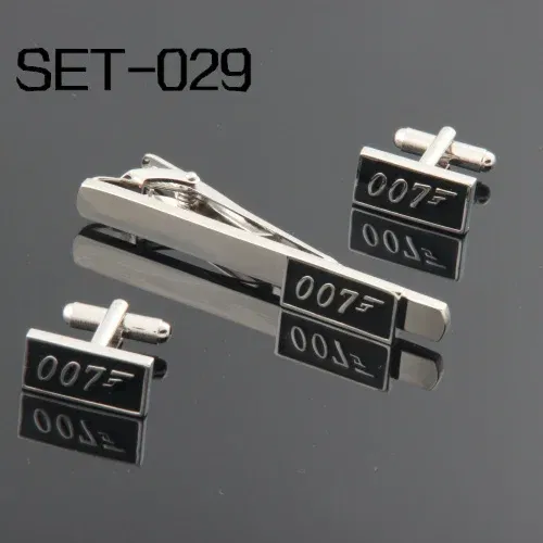 Novelty Interesting Tie Clips & Cufflinks Can be mixed Free Shipping Set 029 Superhero Series 007
