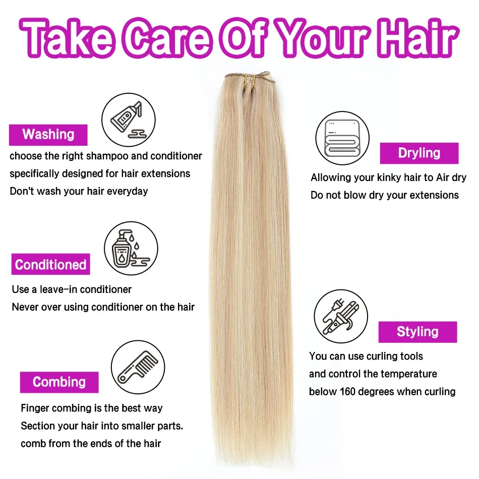 Color: #P4/27, Length: 16inches - SOVO Clip In Hair Extensions Human Hair 3 Pieces Bone Straight Clip Ins Hair Extension 60-90G Real Natural European Hair 12-26"