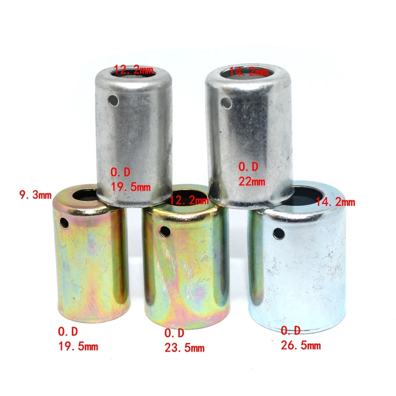 Color Name: Brown - Air conditioning joint cover,fitting cover R12 5/16 3/8 1/2 5/8 iron cover.Air conditioning hose connector cover