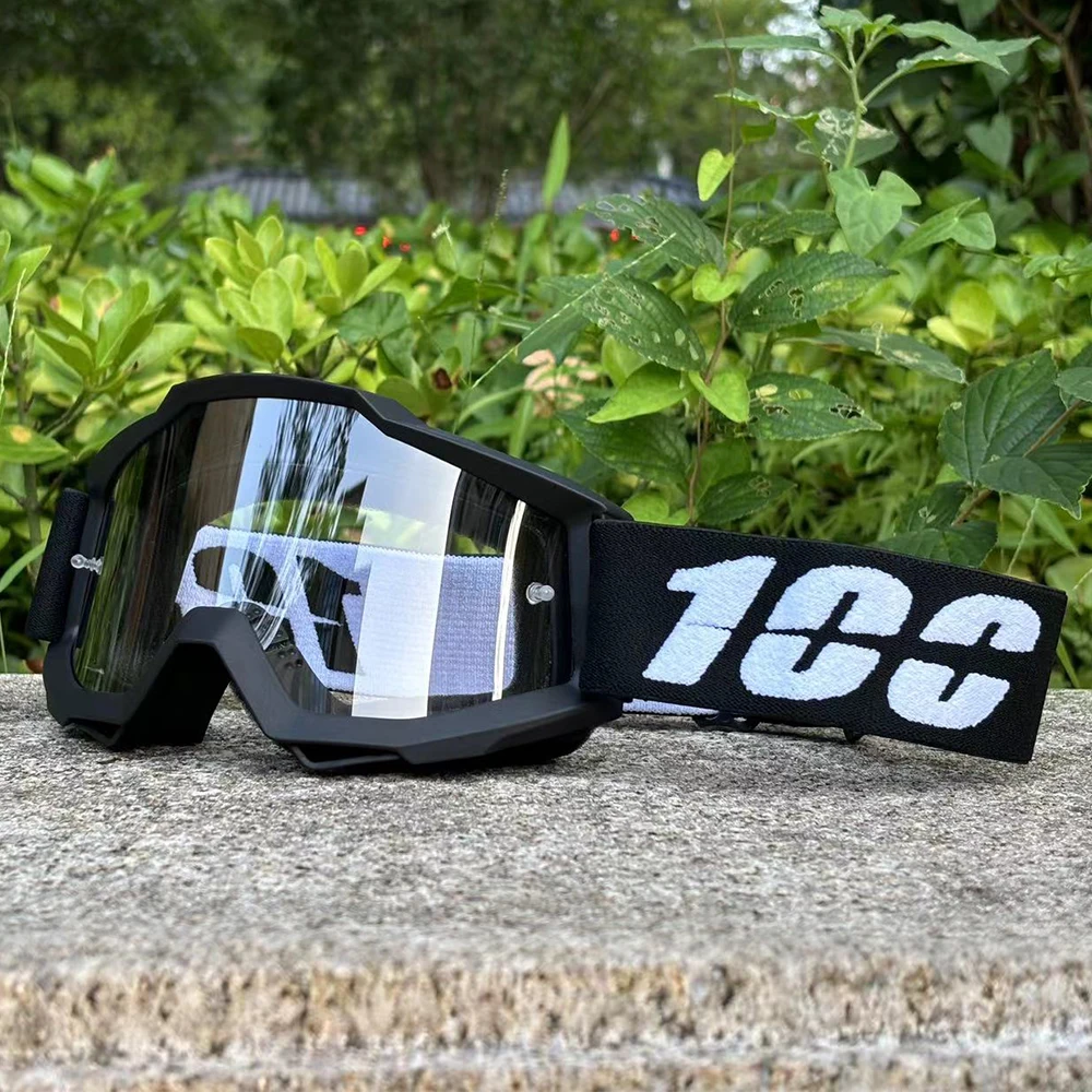 Color: Dark Grey - MX Motorcycle Goggles Motocross Glasses Off-road Sunglasses For Man MTB ATV Mask Windproof Protection Cycling Racing Goggles