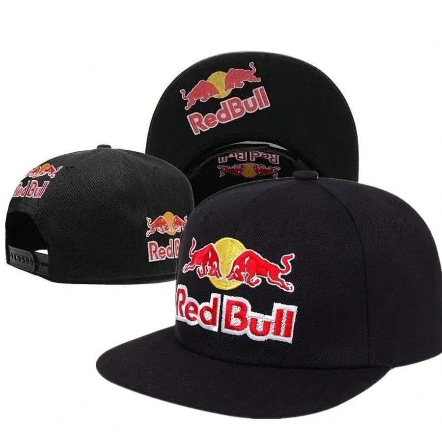 Color: Blue - RED BULL Baseball Cap Snapback Hat Hats & Caps Men Moto Letters Racing Motocross Riding Hip Hop Sun Hats