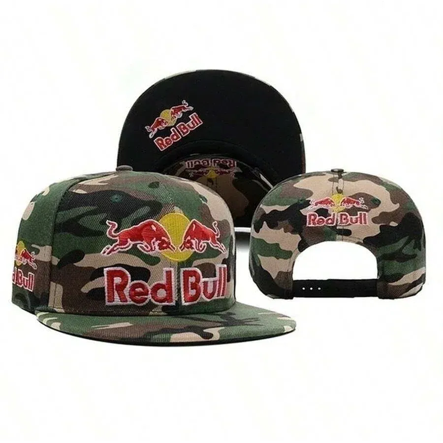 Color: Blue - RED BULL Baseball Cap Snapback Hat Hats & Caps Men Moto Letters Racing Motocross Riding Hip Hop Sun Hats